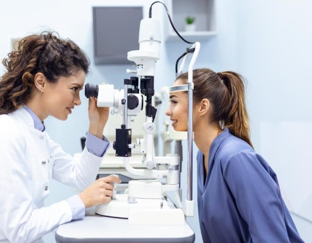 رؤية الومضات الضوئية